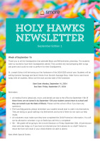 September 13, 2024 Newsletter