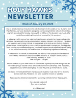 January 23, 2026 Newsletter