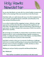 March 27, 2026 Newsletter