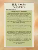 November 14, 2025 Newsletter